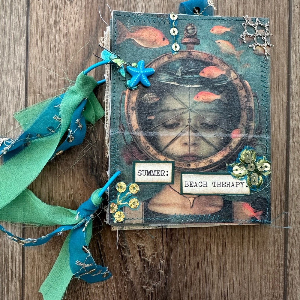 Beach Therapy Junk Journal